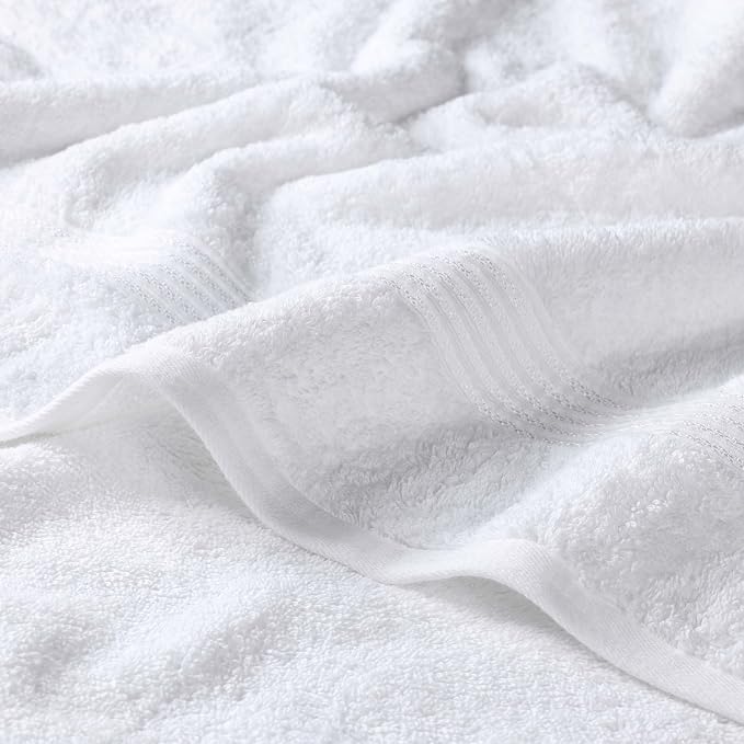 Superior Egyptian Cotton 2-Piece Bath Sheet Towel Set, Oversized Body Towels - Image 3