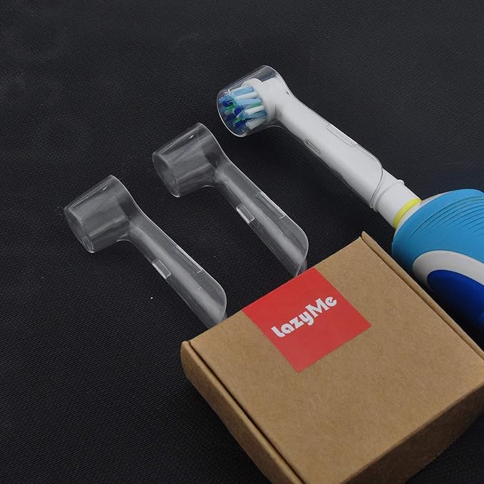 LazyMe Electric Toothbrush Heads Holder Charger Holders and 4 Toothbrush Heads - Image 7
