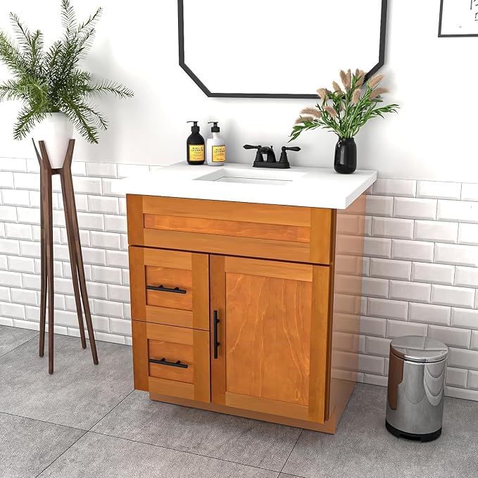 KitchenMan 30 Inch Bathroom Vanity Without Sink and Top Unassembled Bathroom - Image 5