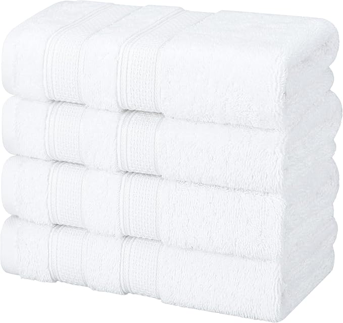 American Soft Linen Salem 100% Cotton Turkish 4 Piece Hand Towels - Image 5