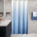 Gibelle Small Stall Shower Curtain 36 x 72, Narrow Blue Ombre Shower Curtain by Gibelle
