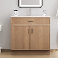 36" Bathroom Vanity with Sink Combo Set, Freestanding Farmhouse Bathroom Vanity by Chyanmoo