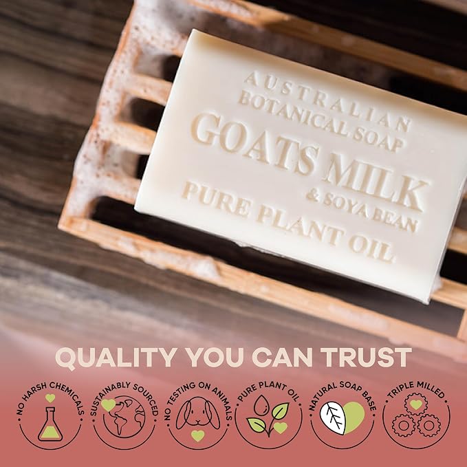 Australian Botanical Goats Milk Soap and Manuka Honey 6.6 OZ, Triple Milled - Image 7