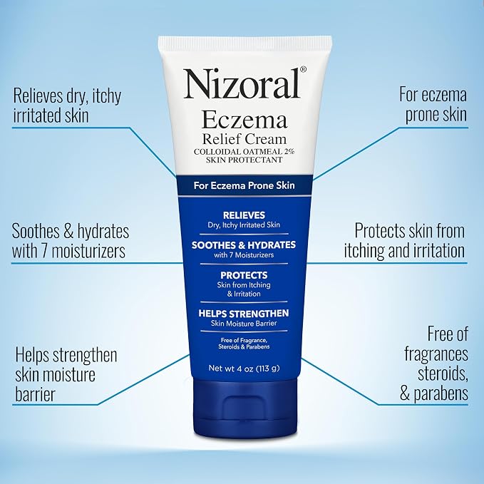 Nizoral Eczema Relief Cream- Relieves Dry, Irritated Skin, Soothes and Hydrates - Image 4