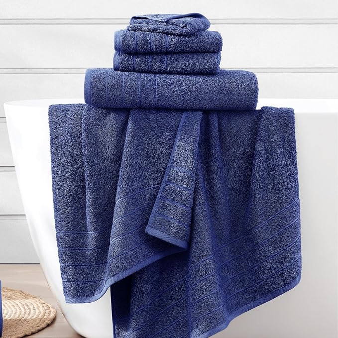 Casa Platino 100% Cotton Luxury Bath Towel Set - Image 6