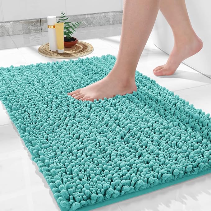 Yimobra Large Bathroom Rugs Non Slip Washable 36x24 Inch by Yimobra