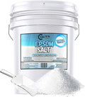 Epsom Salt Bath Soak 45 lb Bucket – Unscented, Pure Epsom Salt Bulk Crystals by TradeGrade