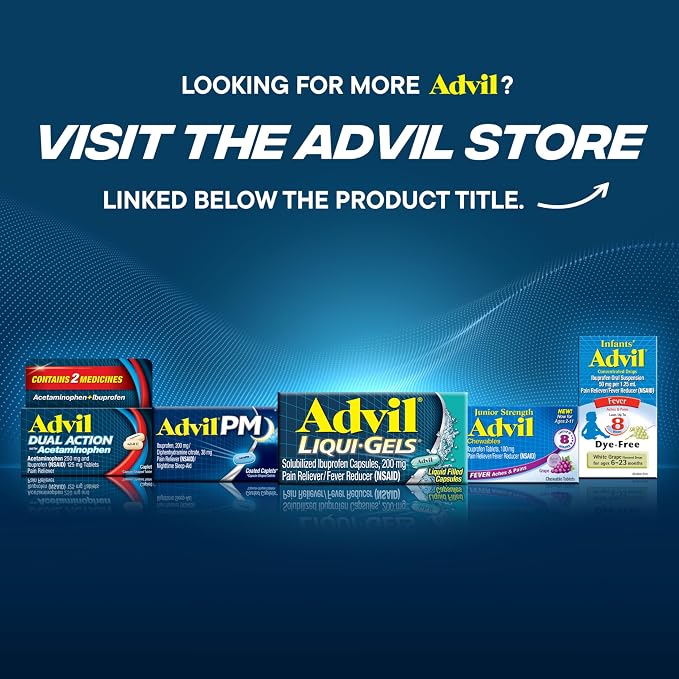 Advil Liqui-Gels minis Pain Reliever and Fever Reducer, Pain Medicine - Image 14