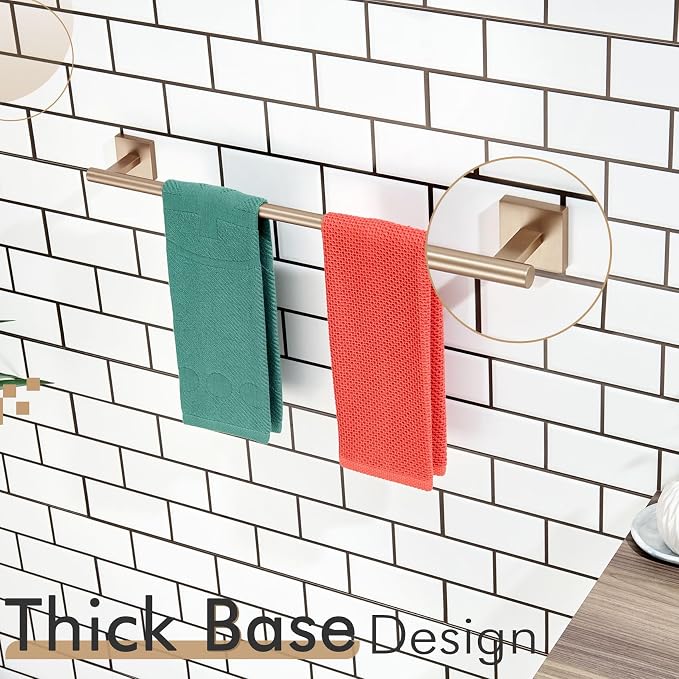 KOKOSIRI Bathroom Towel Bar Bath Towel Holders - Image 8