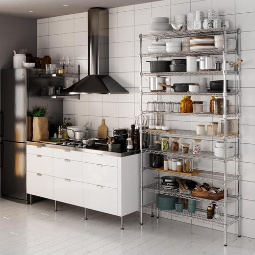 14" Deep x 42" Wide x 86" Height Wire Shelving Kit | 10-Tier | NSF Commercial - Image 2