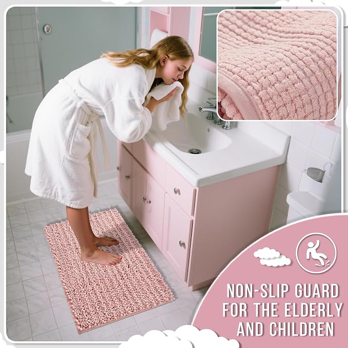 Yimobra Bathroom Rugs Non Slip Washable 32x20 Inch - Image 6