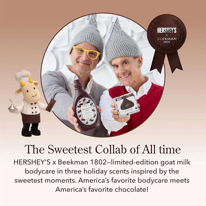Beekman 1802 x HERSHEY'S Limited Edition KISSES Milk Chocolate Goat Milk Soap - Image 7