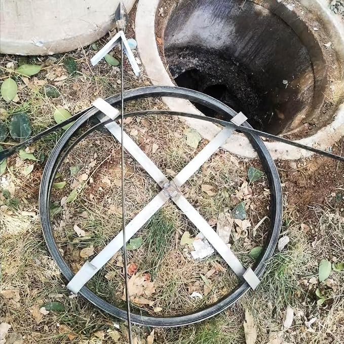 Heavy Duty Sewer Drain Snake for Outdoor, Length 15m/49.2ft, Width 2.5cm/1inch - Image 7
