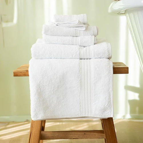 100% Turkish Cotton Towel Set of 6 by VivaMaison
