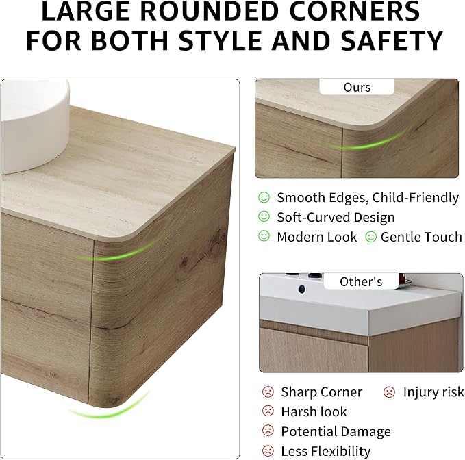 Yayzy 30” Floating Bathroom Vanity - Image 4