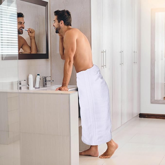 Utopia Towels Luxurious Jumbo Bath Sheet 2 Piece, 600 GSM, 35 by 70 Inches - Image 3