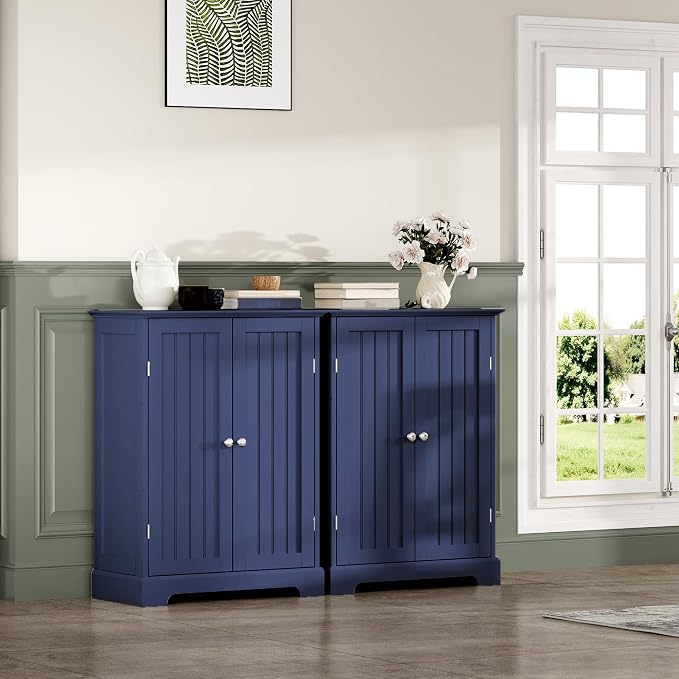 ChooChoo Bathroom Floor Cabinet, Modern Bathroom Storage Cabinet - Image 7