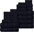 Belizzi Home 100% Cotton Towel Set, Contains 6 Soft Bath Towel, 6 Hand Towels by Unknown