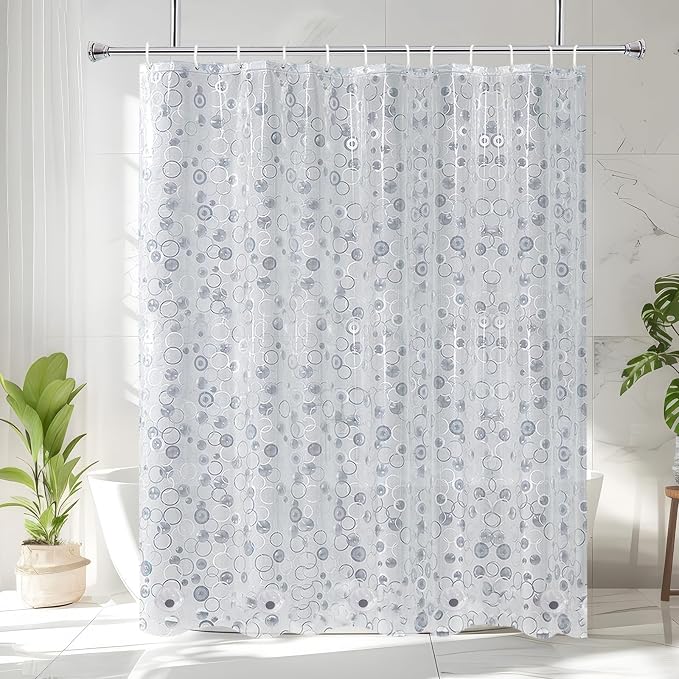 AooHome 96 inch Long Shower Curtain Liner - Image 2