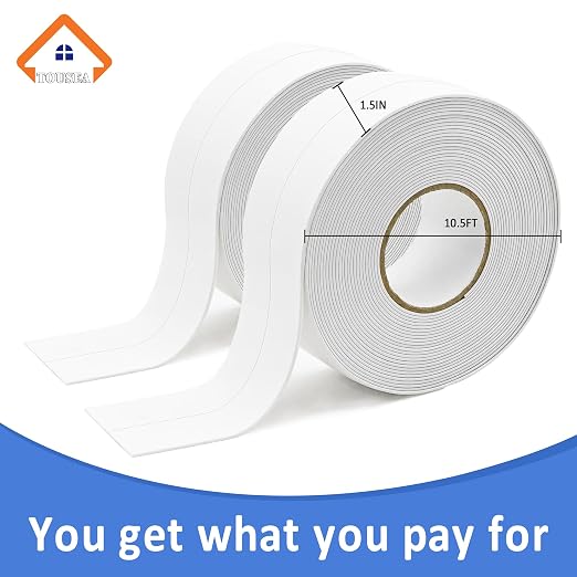 Caulk Tape Self Adhesive, Waterproof Caulking Sealing Tape - Image 3