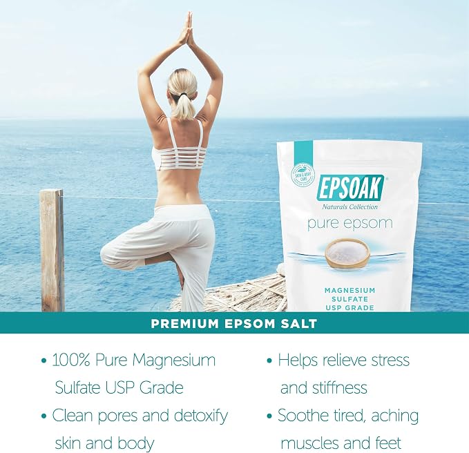 Epsoak Epsom Salt 4 lbs. USP Magnesium Sulfate - Image 3