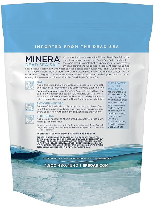 Minera Fine Grain Dead Sea Salt - Image 9