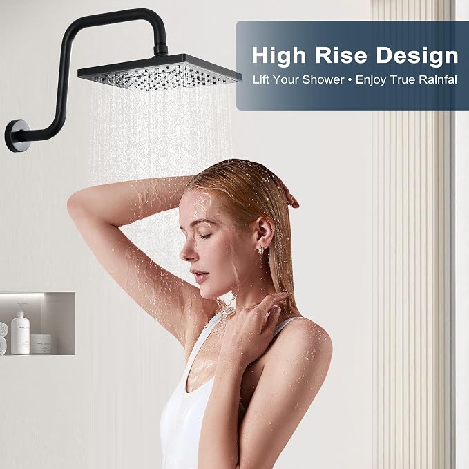 BRIGHT SHOWERS 13 Inch Shower Head Extension Arm - Image 8