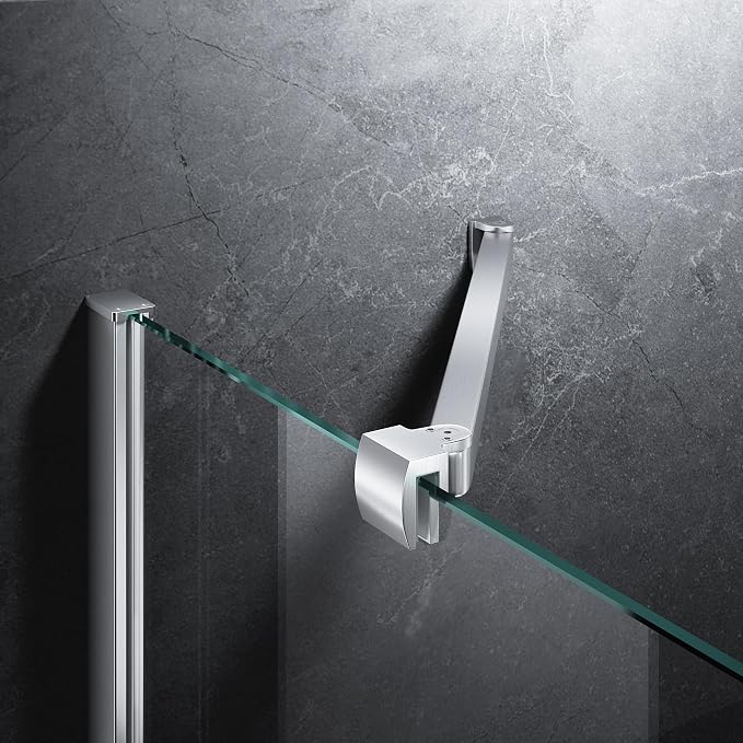 Frameless Shower Door Support Bar, Stainless Steel Wall-to-Glass Support Arm to by Unknown