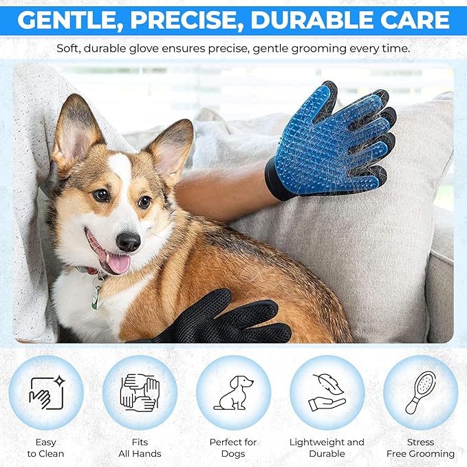 Pet Grooming Glove- pet washing Glove - Image 5