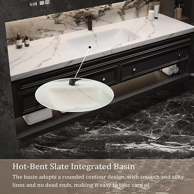 70IN Bathroom Vanity with Sink - Image 3