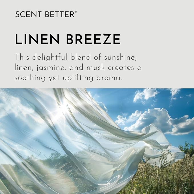 Scent Better Linen Breeze Aroma Essential Oil Blend: an Aromatherapy Blend of - Image 2
