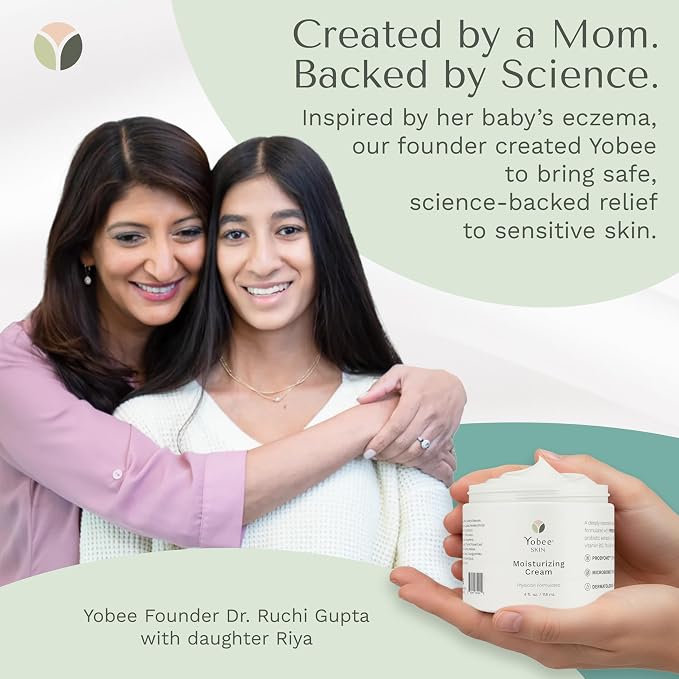 Yobee Body & Face Cream for Dry, Itchy Skin, Eczema & Psoriasis, Dermatologist - Image 4