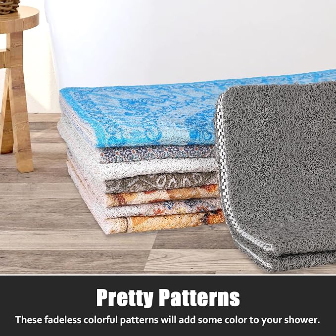 Square Shower Mat Non Slip: 24x24 Inch Shower Floor Mat - Image 5