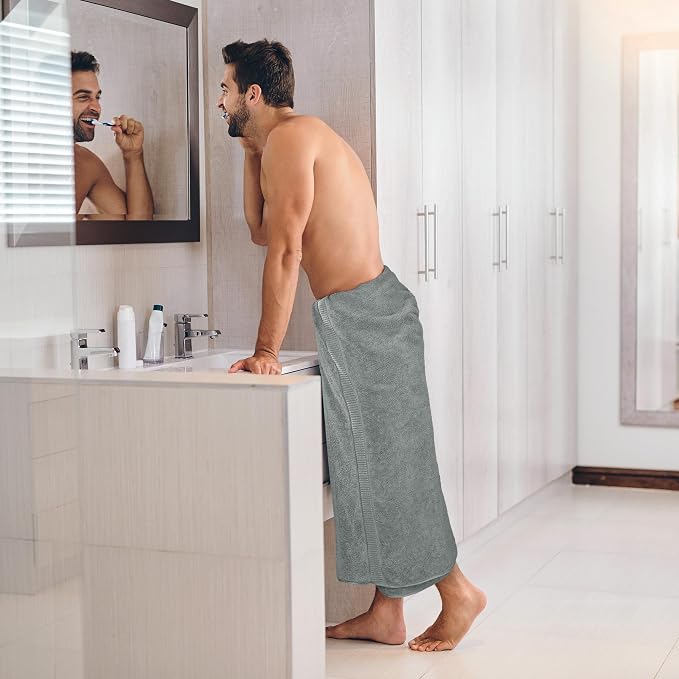 Utopia Towels Luxurious Jumbo Bath Sheet 2 Piece, 600 GSM, 35 by 70 Inches - Image 3