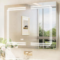 TokeShimi 40x32 Inch LED Medicine Cabinet by RefinedBathroomAccessories