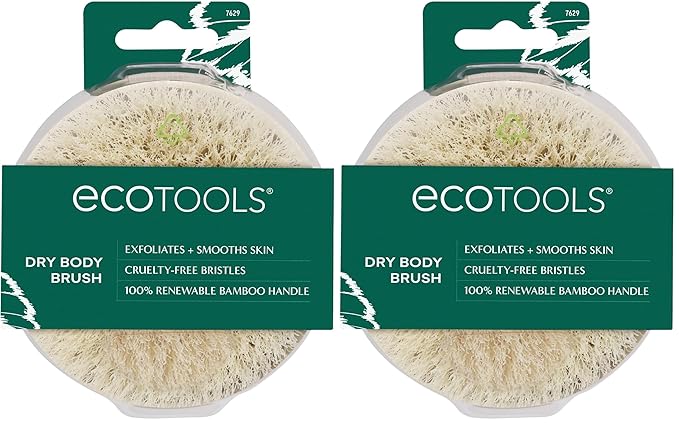 EcoTools Dry Body Brush, For Post Shower & Bath Skincare Routine, Removes Dirt by EcoTools