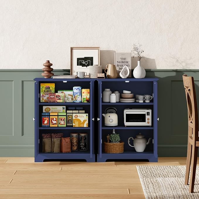 ChooChoo Bathroom Floor Cabinet, Modern Bathroom Storage Cabinet - Image 6