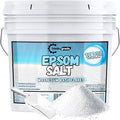 Epsom Salt Bath Soak 15 lb Bucket – Unscented, Pure Epsom Salt Bulk Crystals by TradeGrade