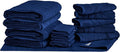 Mosobam Luxury Turkish 14pc Deluxe Bath Bundle Body Hand Face Towel and Mat by Mosobam