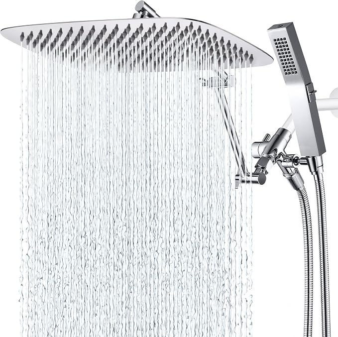 G-Promise All Metal 14 Inches Rainfall Shower Head by G-Promise