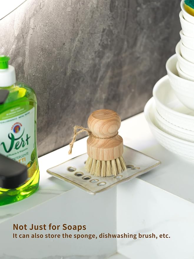 Soap Dish with Self Drain, Bar Soap Holder - Image 5