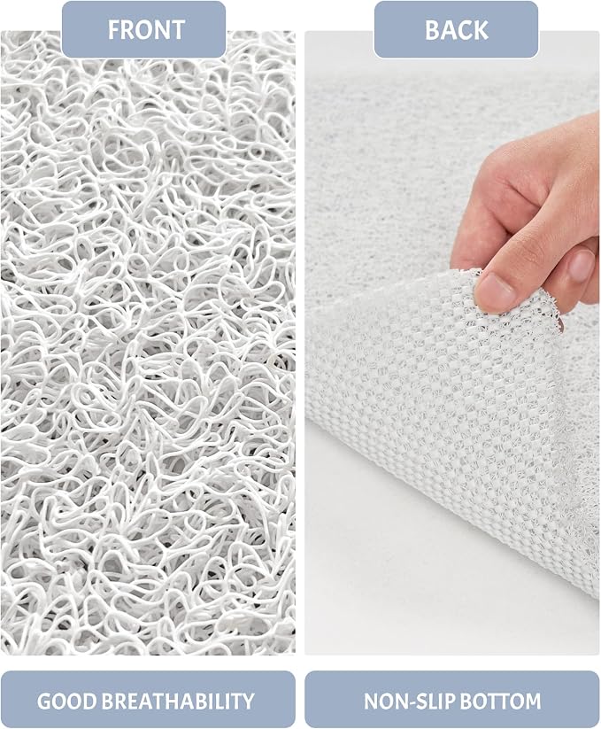 Non Slip Shower Mats for Inside Shower, 17x30 Inch, Anti-Slip Bathtub Mats for - Image 3