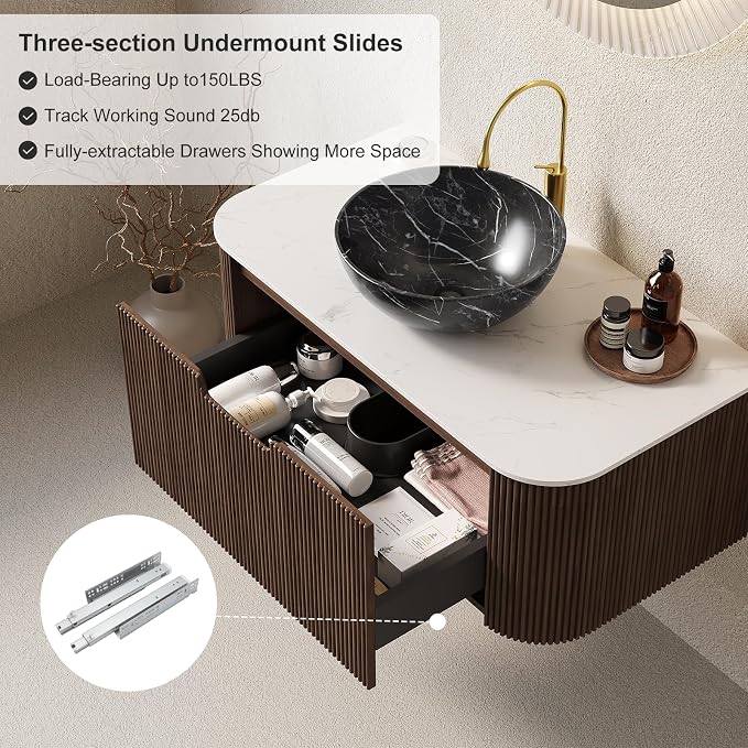 24" Floating Bathroom Vanity - Image 5
