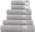 Delara 100% Organic Cotton Towels 650 GSM Plush Feather Touch Quick Dry Towel by Delara