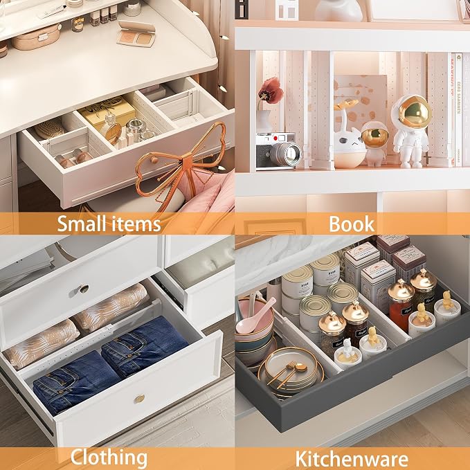 REBECAT 10 Pack Drawer Dividers - Image 5