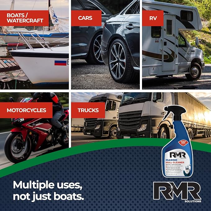 RMR Marine Hull Cleaner, Heavy Duty Boat Wash - Image 8