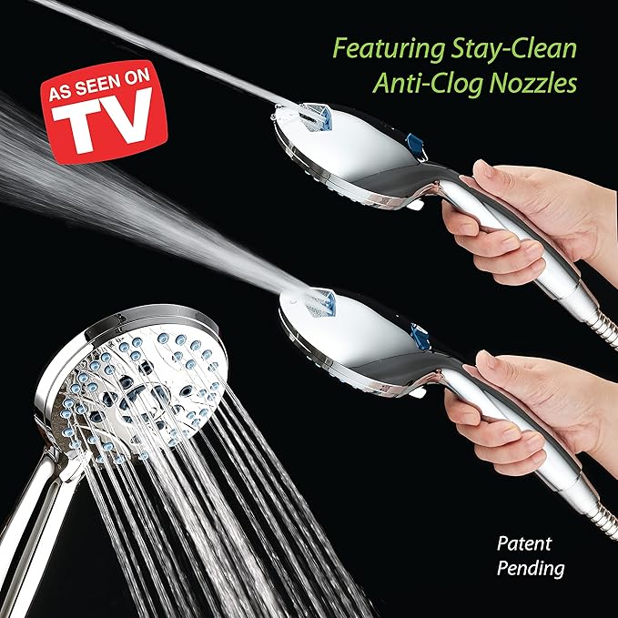 Hotel Spa AquaCare As-Seen-On-TV High Pressure Handheld & Rain 50-mode 3-way - Image 3