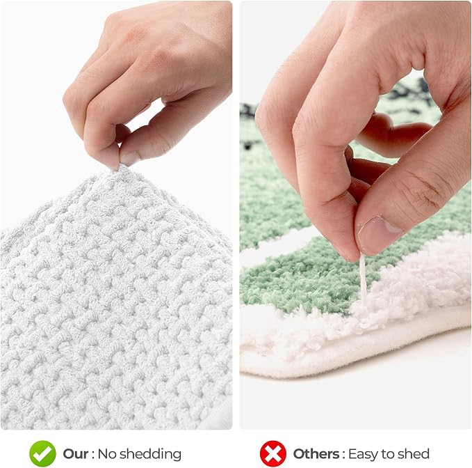 GRANNY SAYS White Bathroom Rugs, Absorbent Bath Mats - Image 7