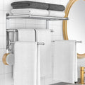 Retractable Towel Rack for Bathroom Stainless Steel Extendable Towel Shelf by Unknown