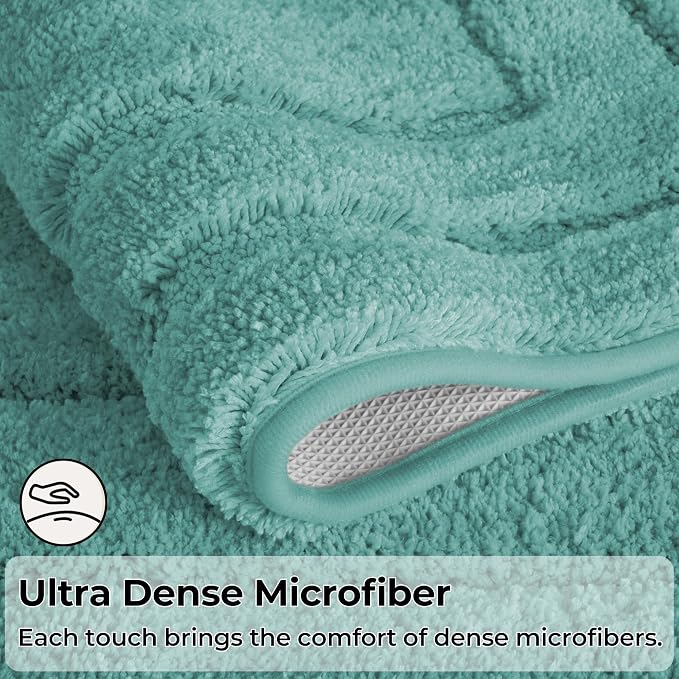 GRANNY SAYS Bathroom Rugs Sets 3 Piece, Soft Absorbent Microfiber Bath Mats - Image 3